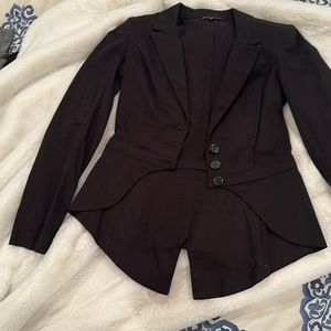Vintage ruffle back jacket